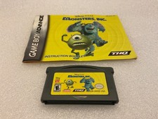 Monsters, Inc. (Nintendo Game Boy Advance, GBA, 2001)  - Tested