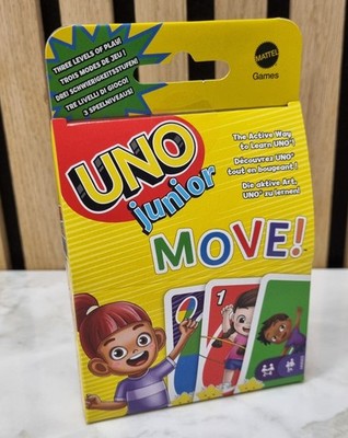 UNO Junior Move Mattel HNN03 Kinderspiel Bewegung 3+ Lernspiel