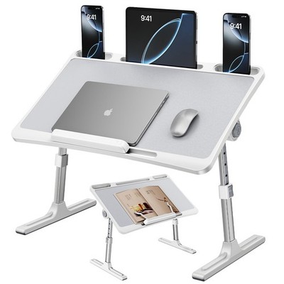 Adjustable Laptop Bed Tray Folding Desk Portable Couch Table Bookstand Writing