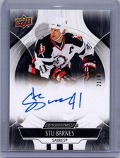 2024-25 Upper Deck Engrained Icons #CA-UB Stu Barnes Auto Ebony #/49