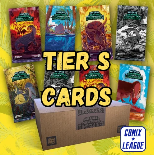 Release The Creatures: Dinosaurs! TIER S CARDS Tomodachi