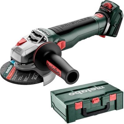 Metabo Akku Winkelschleifer WVB 18 LT BL 11-125 Quick Ø125mm 18V Solo metaBOX