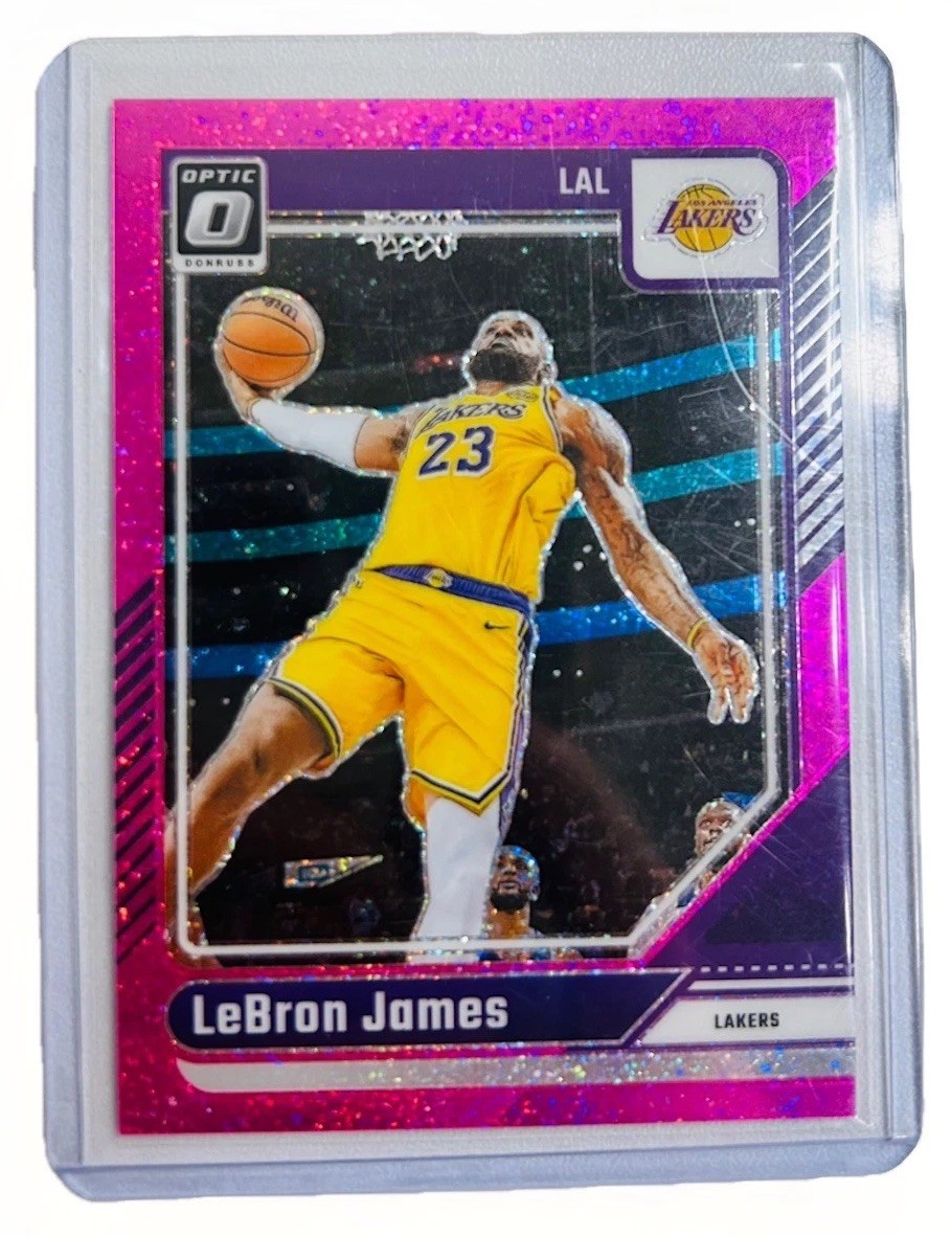 2024-25 Panini Donruss Optic - LeBron James #148 Pink Glitter Prizm /275