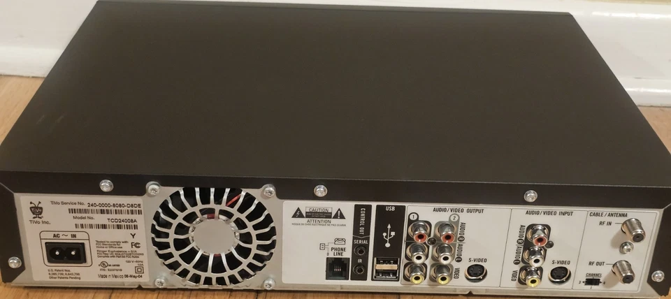 TiVo Series 2 TCD240080 Digital Video Recorder- Remote Manuals NO CABLES Vintage - Image 4 of 4