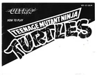 MANUAL ONLY Teenage Mutant Ninja Turtles (Nintendo NES, 1989) Clean, Complete