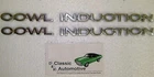 1970-1972 Chevelle El Camino Cowl Induction Hood Emblems Set 4pcs Badges