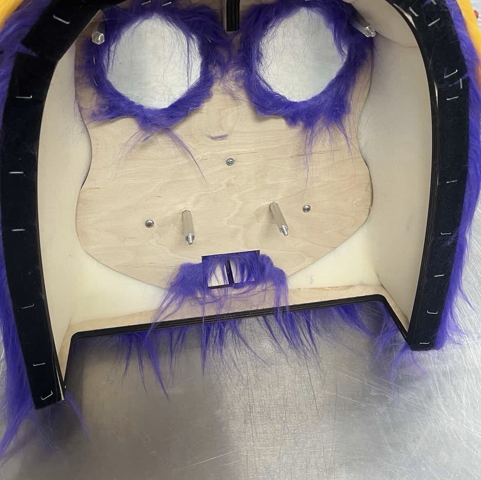 Chuck E Cheese Munch Cyberamic Animatronic Full Mask Piece | eBay