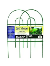 Origin Point Gard'n Border Round Folding Fence, Green, 24-Inch x 10-Feet-(424...