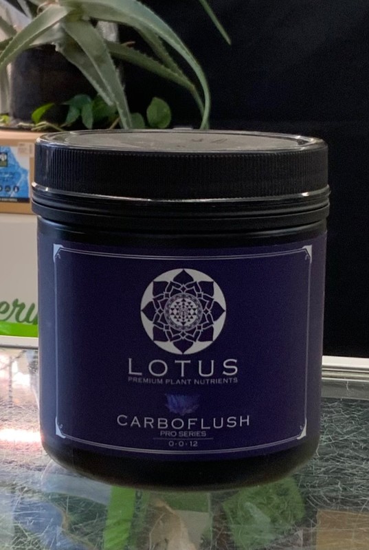 LOTUS Premium Plant Nutrients CARBOFLUSH Pro Series 0-0-12 9oz