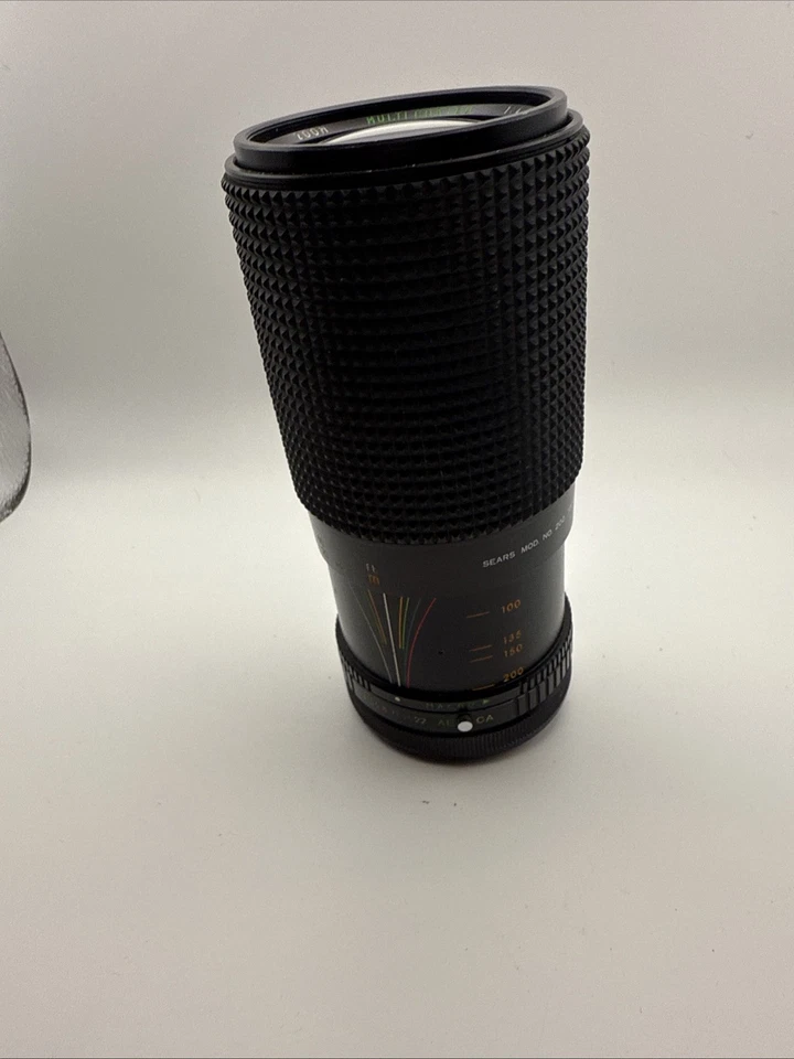 Lente zoom macro automático Sears multicapa 80-200 mm f 1:4,0 (EXCELENTE ESTADO) Foto 4 de 4