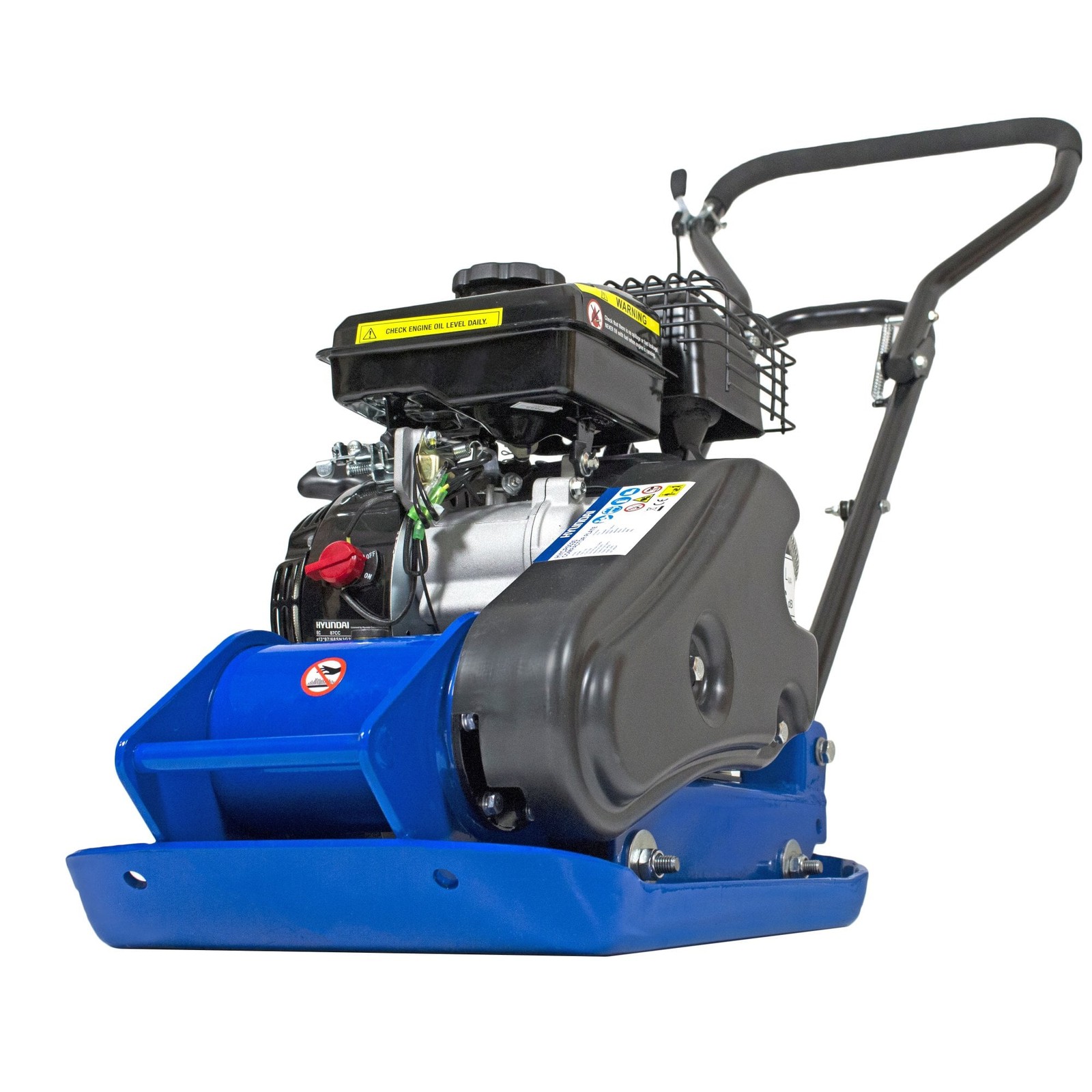Hyundai HYCP5030 12"" 2.5HP Petrol Compactor Plate 50kg 4 Stroke