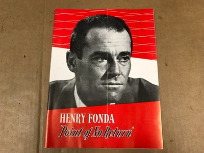 Vintage Program - Henry Fonda In ''Point Of No Return'' 