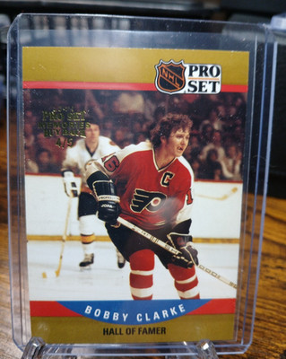 2020-21 Leaf Pro Set Memories Hockey Bobby Clarke HoF #657 1990-91 Buyback 4/5