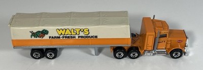 Matchbox Convoy Peterbilt Semi Walt's Farm Fresh Produce Articulated Trailer