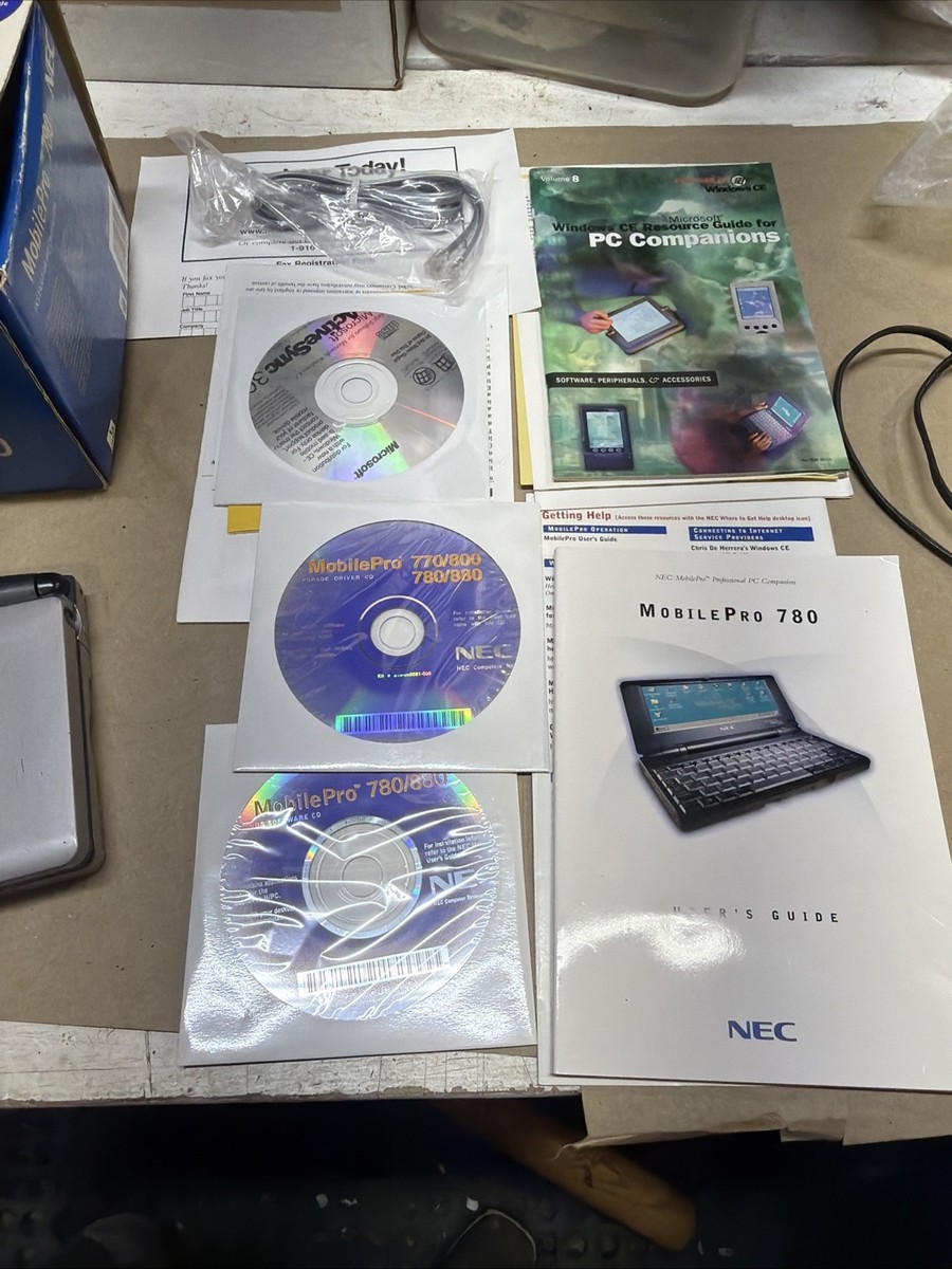 NEC MobilePro 780 Portable Computer Handheld PC (MC/R530A) Works