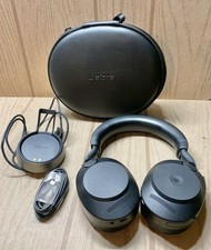 Jabra EVOLVE2 85 UC STEREO BLACK USB-C & Charging Stand / Dock - Nice Condition!