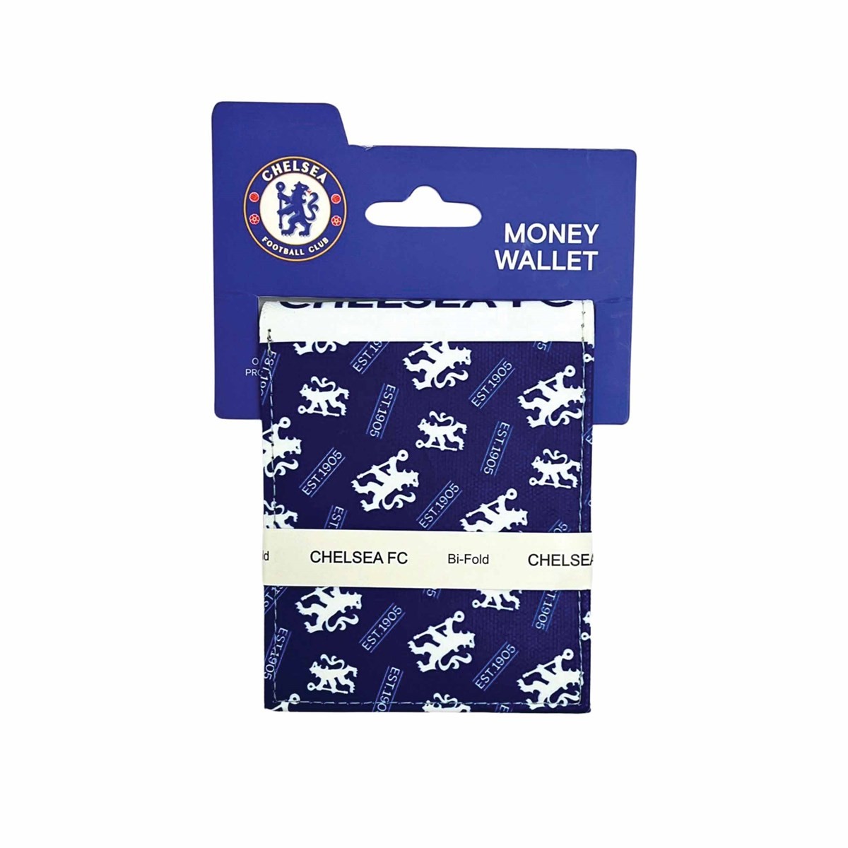 Chelsea FC Canvas Print Bifold Wallet, Purses & Wallets, Sports, Gift