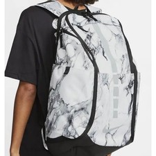 RARE Nike Hoops Elite Pro Backpack Marbled White Silver Basketball Backpack