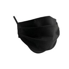 Reusable Cotton Face Protection in Black Color for Everyday Use and Comfort