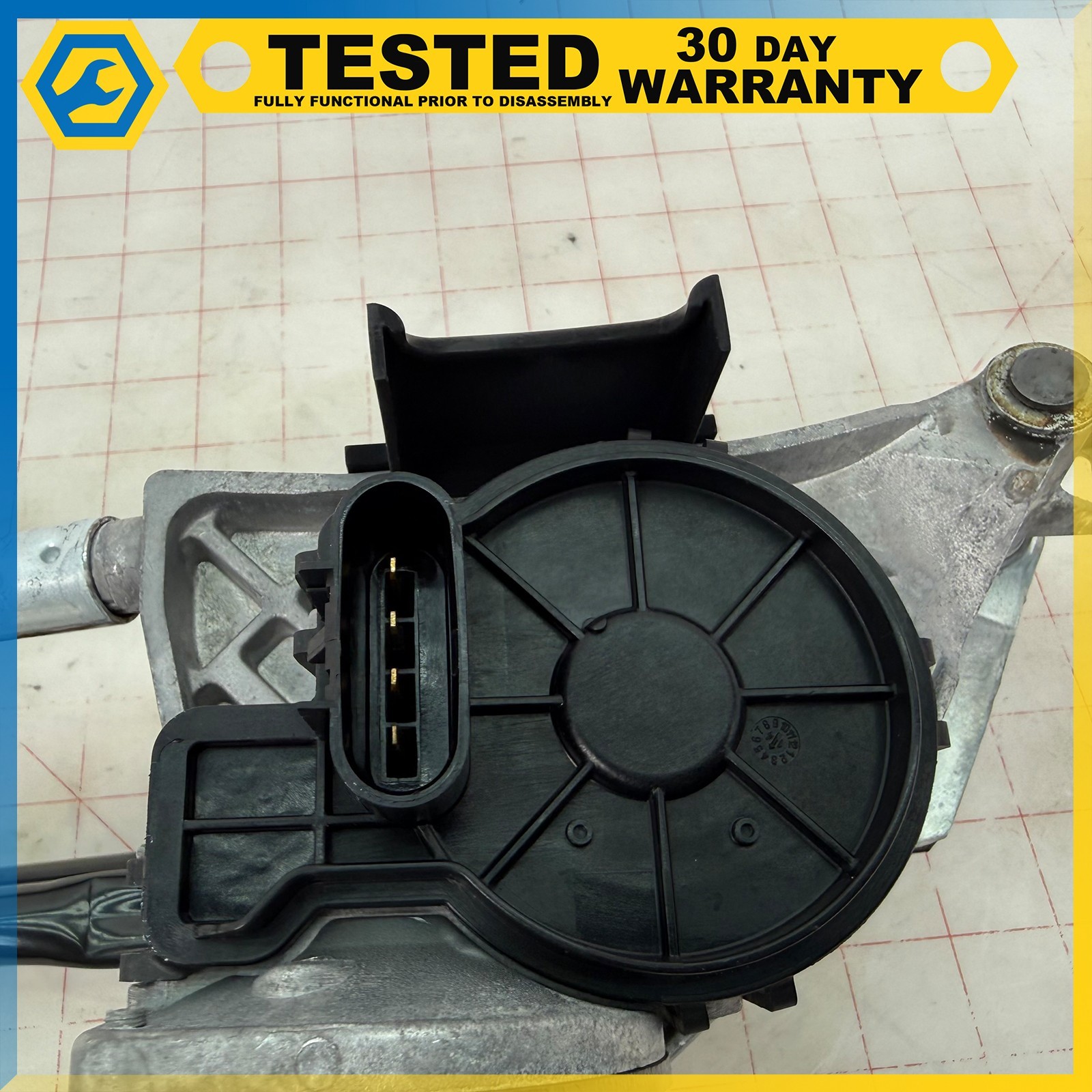 14-24 MASERATI GHIBLI WINDSHIELD WIPER TRANSMISSION LINKAGE MOTOR ASSEMBLY OEM