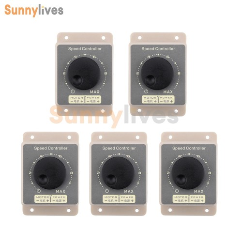 1-10PC 10-60V 20A Pulse Width Modulator PWM DC Motor Speed Controller Waterproof - Picture 18 of 18