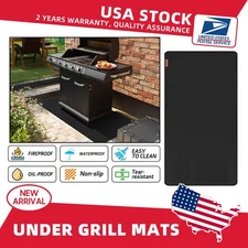 72"X40" Under Grill Mat, Fire Pit Mat Fireproof Protect Mat for Fireplace BBQ