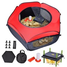Chicken Brooder Box for Chick Starter Kit - 10  Chicken Brooder Tent Bundles