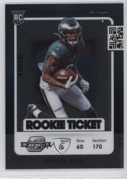 2021 Panini Contenders Optic Rookie Ticket DeVonta Smith #63 1o0y