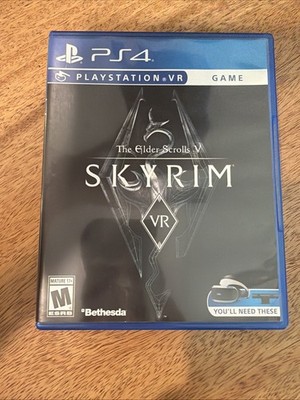 Bethesda The Elder Scrolls V: Skyrim VR PS4 Multiplayer Manual VR Compatible