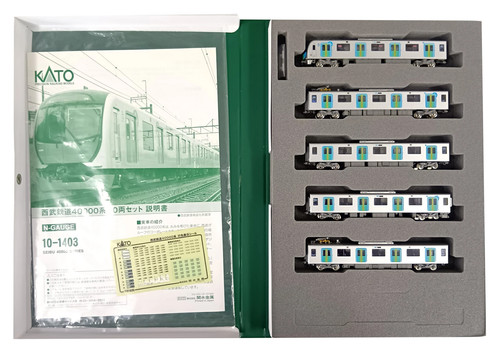 Juego de 10 coches calibre N KATO 10 1403 Seibu 40000 serie C algunas pegatinas todavía en | Condition: Used
