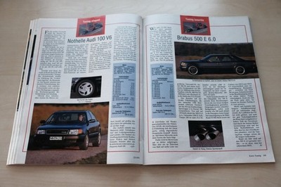 Auto Motor Sport AMS 25/1991 Audi 100 2.8 E von Nothelle mit 199PS im Fahrberich