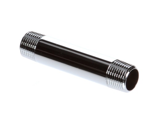 T&S Brass Nipple / Riser, 3/8 Npt X 3 Long, Chrome-Plated 000358-40 - Genuine