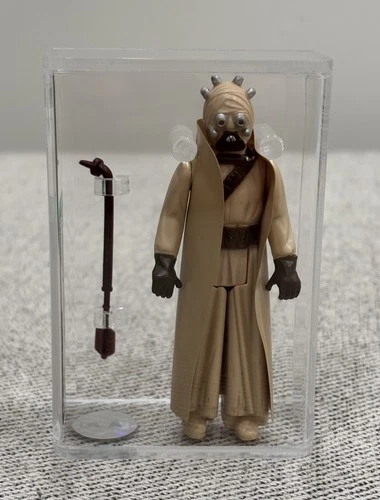1977 Kenner Star Wars Sand People Tusken Raider AFA 80+ NM Loose Action Figure