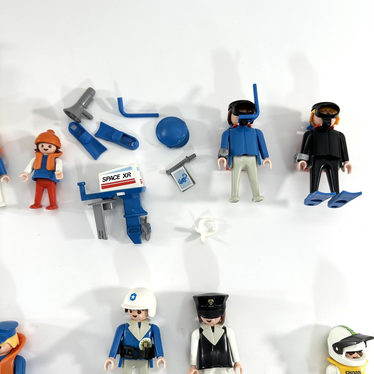 Vtg Geobra Playmobil action Figures Accessories Lot 1980s