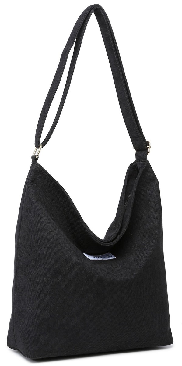 NNEE Women's Medium Size Corduroy Shoulder Bag Retro