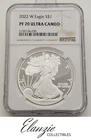 2022-W Proof American Silver Eagle NGC PF70 Ultra Cameo