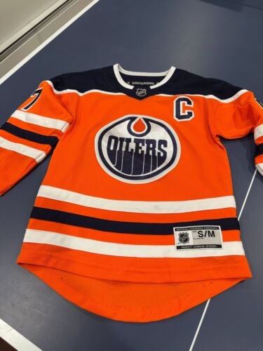CONNOR MCDAVID EDMONTON OILERS #97 ADULT S/M JERSEY OFFICIAL NHL LICENSED