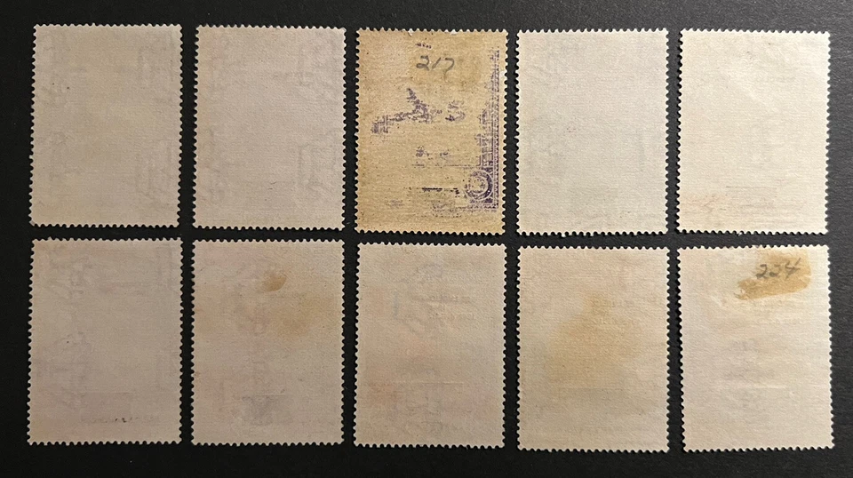 Travelstamps: San Marino Stamps 1943 #240-249 Gateway & War Memorial Mint No Gum - Image 3 of 4