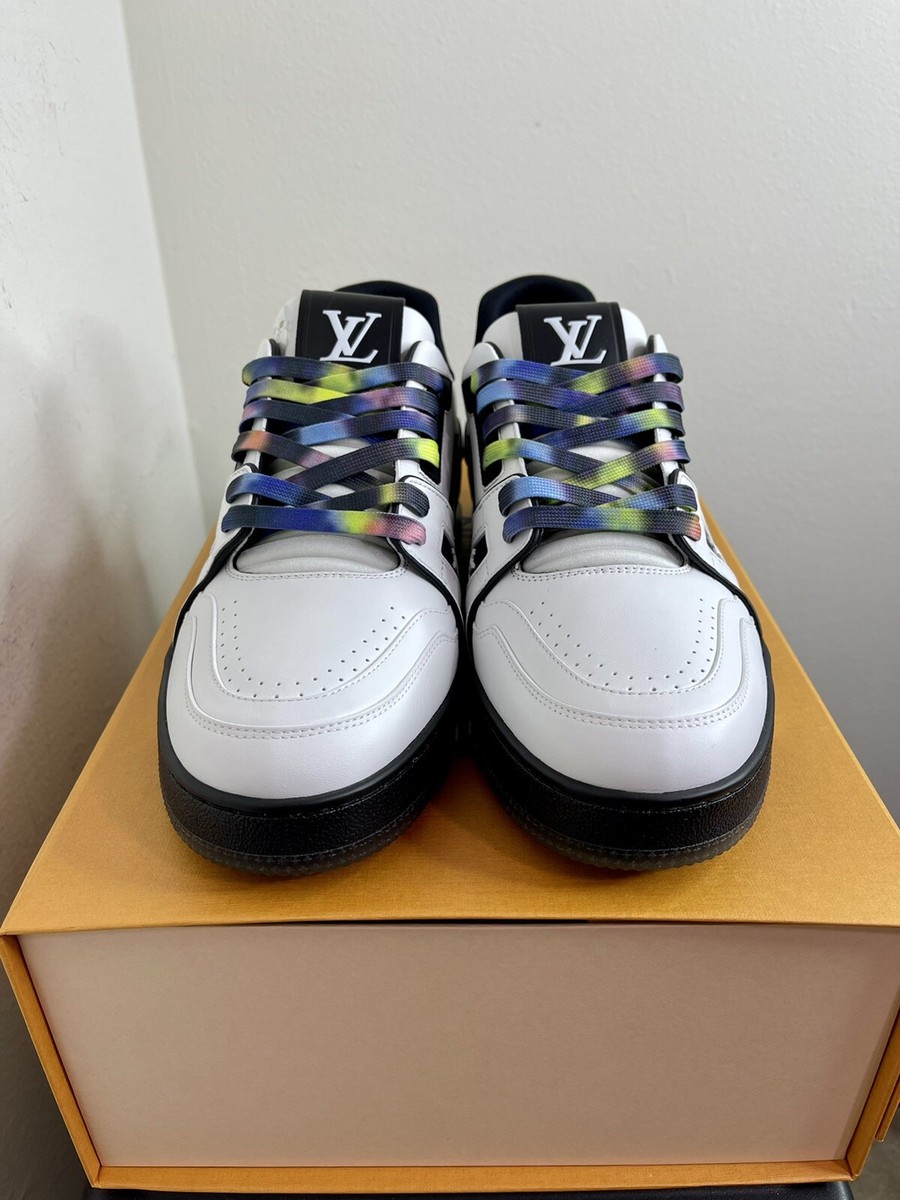 Louis Vuitton 1A9ADA White Black Trainer Sneaker Size LV 8 Louis Vuitton 1A9ADA White Black Trainer Sneaker Size LV 8