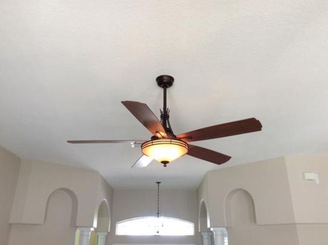 Large Ceiling Fan With Light Fixture Bronze Hr 28642 Hunter 60