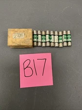 Buss Fusetron Type FNM 3 2/10 Amp Time Delay Cartridge Fuses Lot Of 9 - ECS