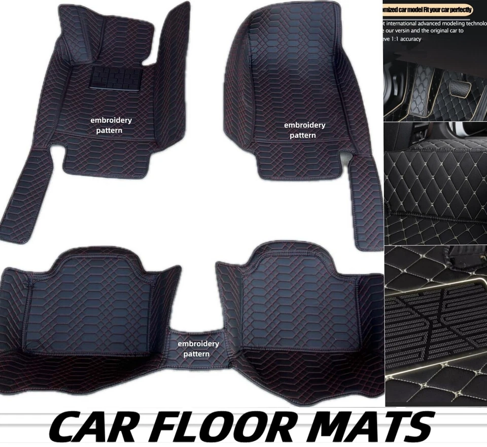 For Alfa Romeo Car Floor Mats Waterproof Carpets Luxury All Weather Auto Rugs 3D - Изображение 4 из 4