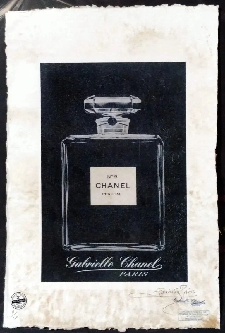 CHANEL No.5 Bottle Limited Edition 22 x 15 x Hand Signed