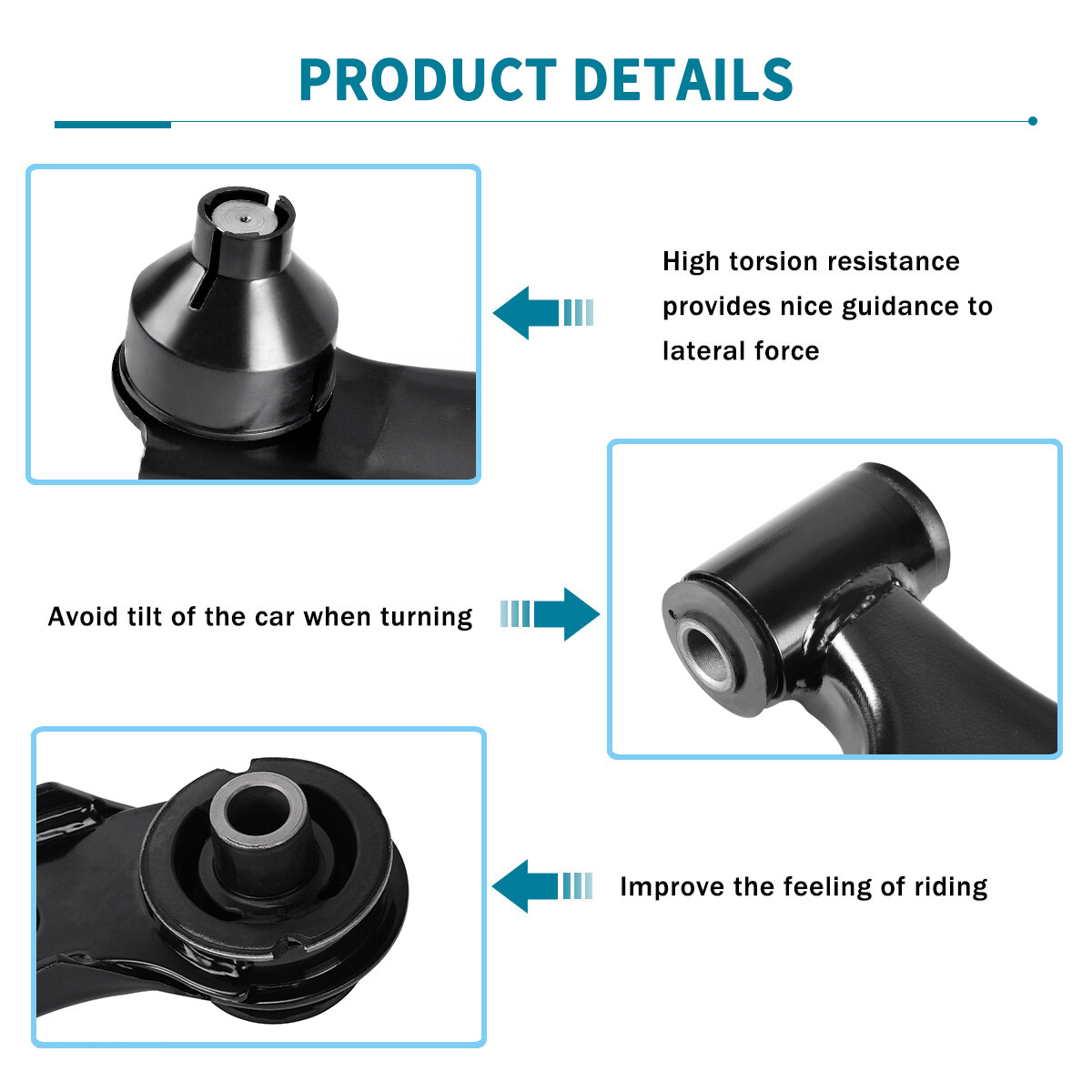 2pcs Front Lower Control Arms W/ Ball Joints for Chrysler PT Cruiser