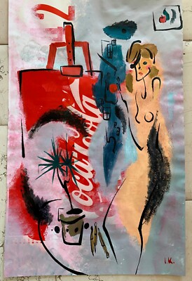Orig. zeitgenössisches Werk v. Meister IGOR KOPYLKOW Baden Baden Gemälde um 1990