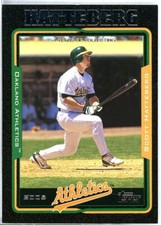 Scott Hatteberg Card 2005 Topps Black #99