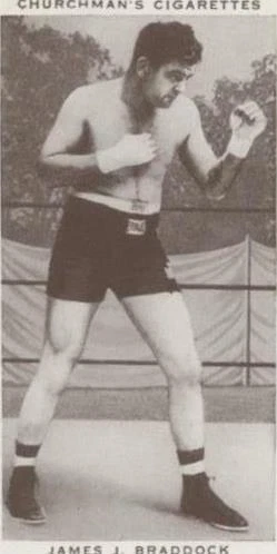 1938 Churchman's Boxing Personalities - James Braddock #6