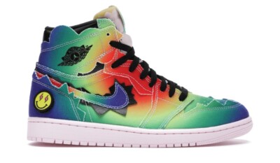 Nike Air Jordan 1 High J Balvin UK 9 Brandneu