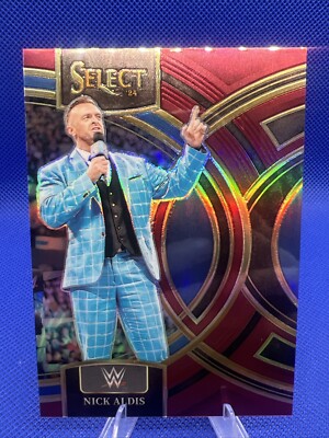 2024 Select WWE Nick Aldis Maroon Prizms Premier #118/149 #132