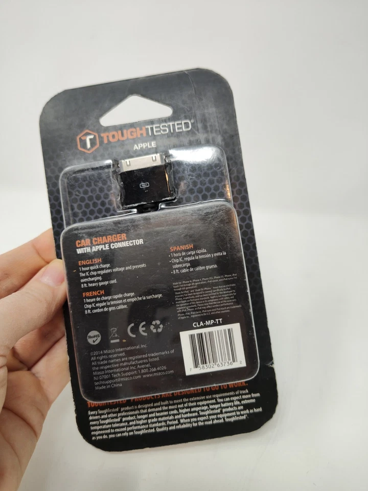ToughTested 30-Pin Car Charger for Apple iPhone, iPod Touch, iPod nano, iPad - Image 3 of 4